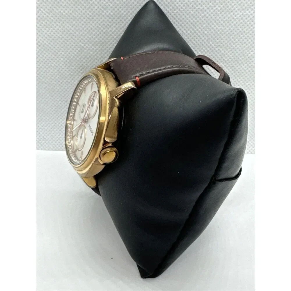 Fossil Chelsey ES3594 Women's Brown Leather Analogue Dial Quartz Watch JNA364